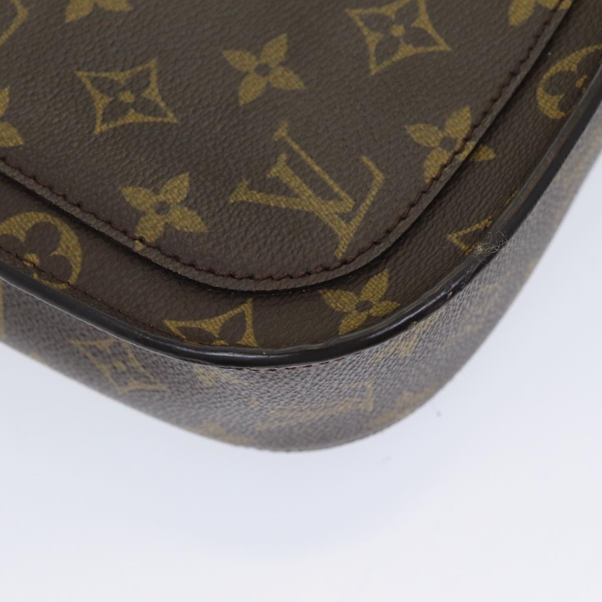 LOUIS VUITTON Monogram Saint Cloud GM Shoulder Bag M51242 LV Auth yk14146