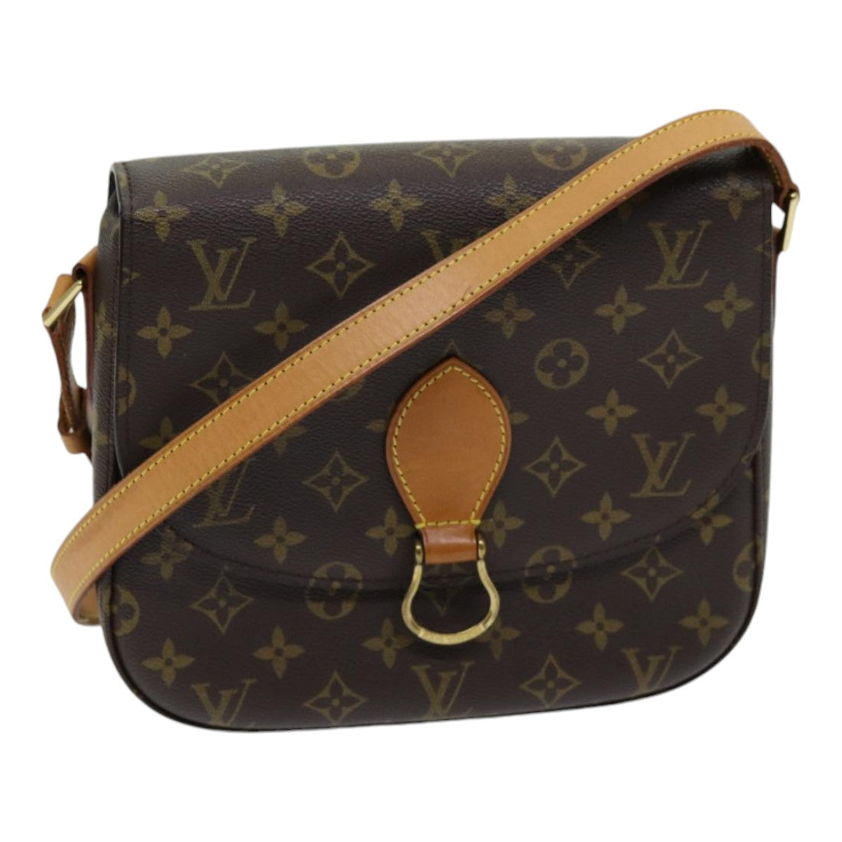 LOUIS VUITTON Monogram Saint Cloud GM Shoulder Bag M51242 LV Auth yk14146