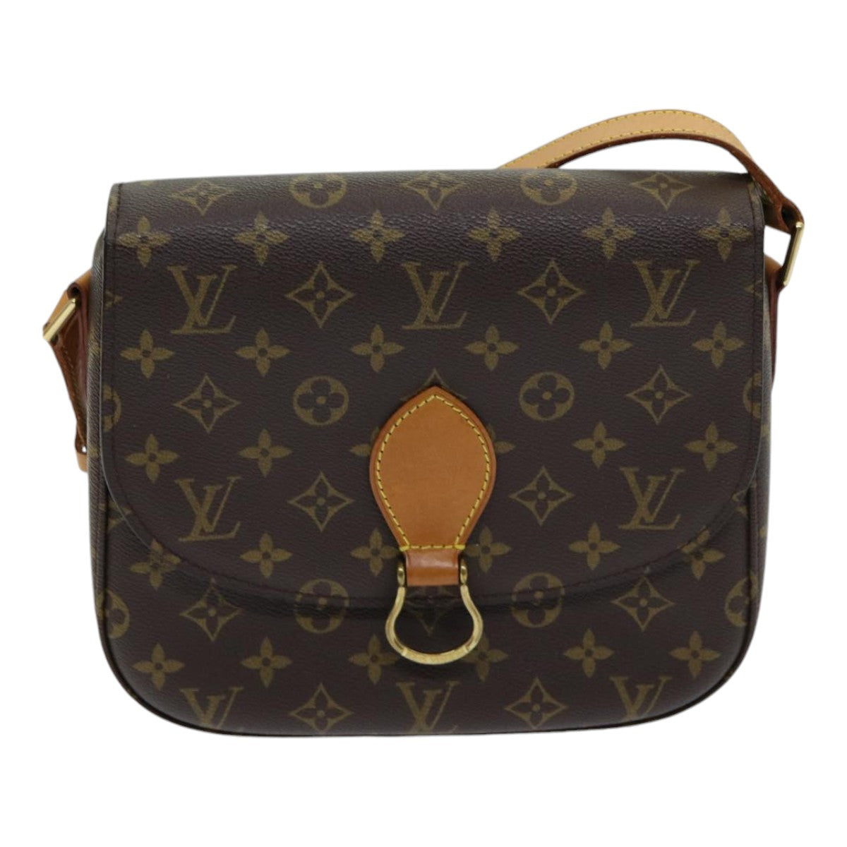 LOUIS VUITTON Monogram Saint Cloud GM Shoulder Bag M51242 LV Auth yk14146