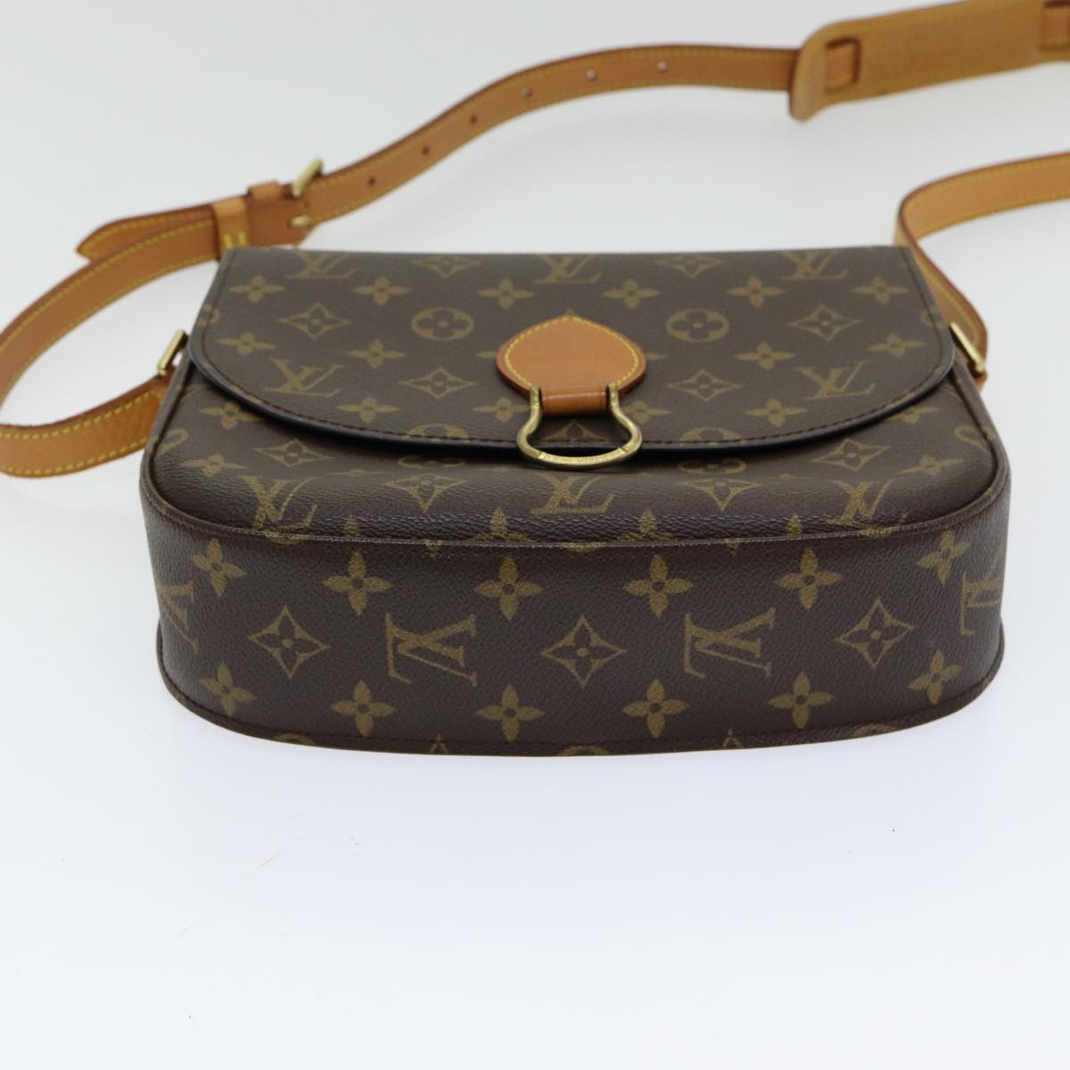 LOUIS VUITTON Monogram Saint Cloud GM Shoulder Bag M51242 LV Auth yk14146