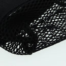 CHANEL Sports Tote Bag Nylon Black Gray CC Auth yk14152-15