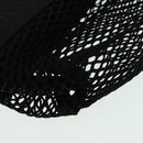 CHANEL Sports Tote Bag Nylon Black Gray CC Auth yk14152-17