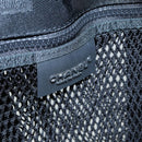 CHANEL Sports Tote Bag Nylon Black Gray CC Auth yk14152-10