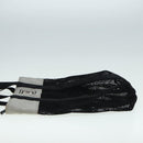 CHANEL Sports Tote Bag Nylon Black Gray CC Auth yk14152-3