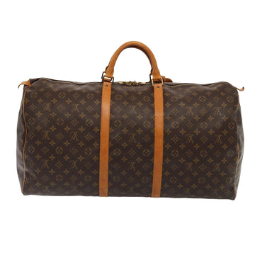 LOUIS VUITTON Monogram Keepall 60 Boston Bag M41422 LV Auth yk14154 - 0