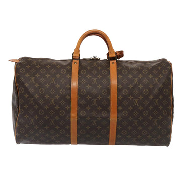 LOUIS VUITTON Monogram Keepall 60 Boston Bag M41422 LV Auth yk14157 - 0