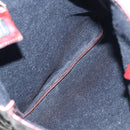 FENDI Zucca Canvas Tote Bag Wool Brown Black Silver Auth yk14162-11