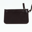 FENDI Zucca Canvas Tote Bag Wool Brown Black Silver Auth yk14162-20