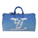 LOUIS VUITTON Monogram Clouds Keepall Bandouliere 50 Bag M45428 LV Auth yk14164A-13