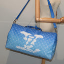LOUIS VUITTON Monogram Clouds Keepall Bandouliere 50 Bag M45428 LV Auth yk14164A-28
