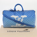 LOUIS VUITTON Monogram Clouds Keepall Bandouliere 50 Bag M45428 LV Auth yk14164A-12
