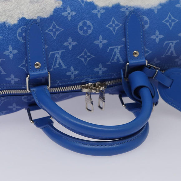 LOUIS VUITTON Monogram Clouds Keepall Bandouliere 50 Bag M45428 LV Auth yk14164A