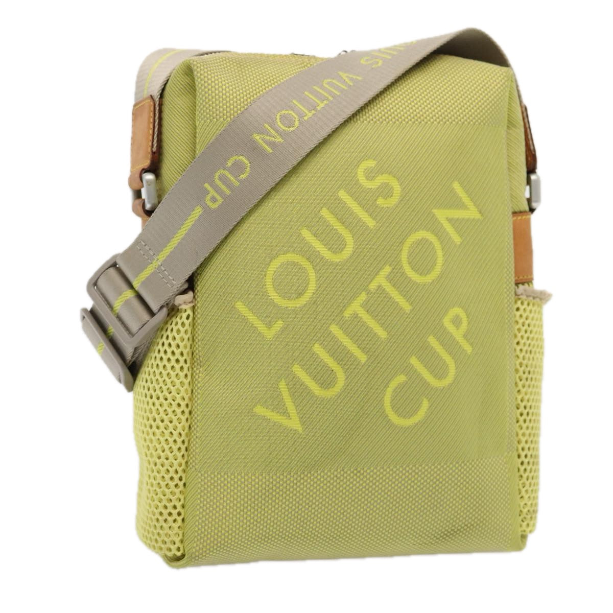 LOUIS VUITTON Damier Geant LV Cup Weatherly Bag Yellow M80636 LV Auth yk14175