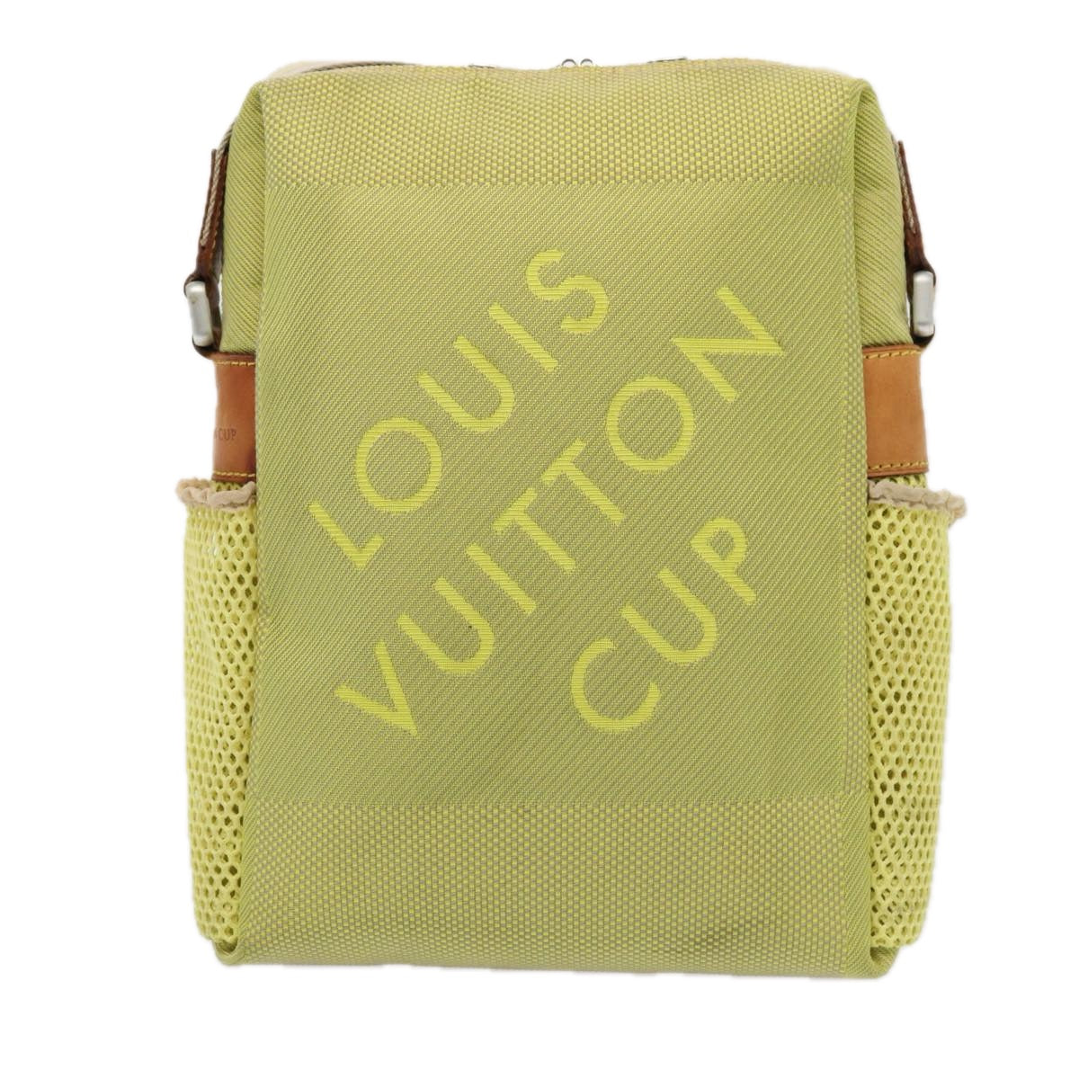 LOUIS VUITTON Damier Geant LV Cup Weatherly Bag Yellow M80636 LV Auth yk14175