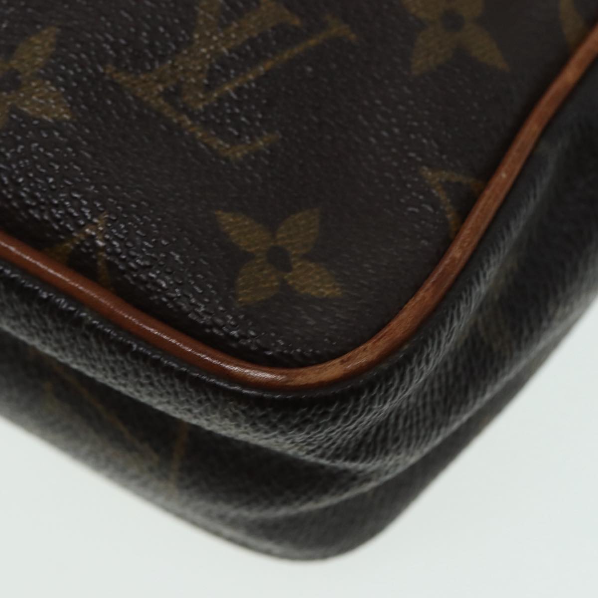 LOUIS VUITTON Monogram Compiegne 23 Clutch Bag M51847 LV Auth yk14199