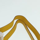 Salvatore Ferragamo Gancini Backpack Suede Yellow Gold Auth yk14203-14