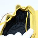 Salvatore Ferragamo Gancini Backpack Suede Yellow Gold Auth yk14203-23