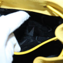 Salvatore Ferragamo Gancini Backpack Suede Yellow Gold Auth yk14203-24