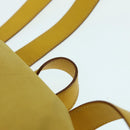 Salvatore Ferragamo Gancini Backpack Suede Yellow Gold Auth yk14203-13