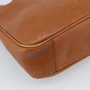 GUCCI Bamboo Hand Bag Leather 2way Brown Gold 001 1705 1638 Auth yk14231-18