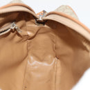 CELINE Macadam Canvas Shoulder Bag Beige Gold Auth yk14240-19