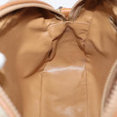 CELINE Macadam Canvas Shoulder Bag Beige Gold Auth yk14240-20