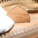 CELINE Macadam Canvas Shoulder Bag Beige Gold Auth yk14240-12