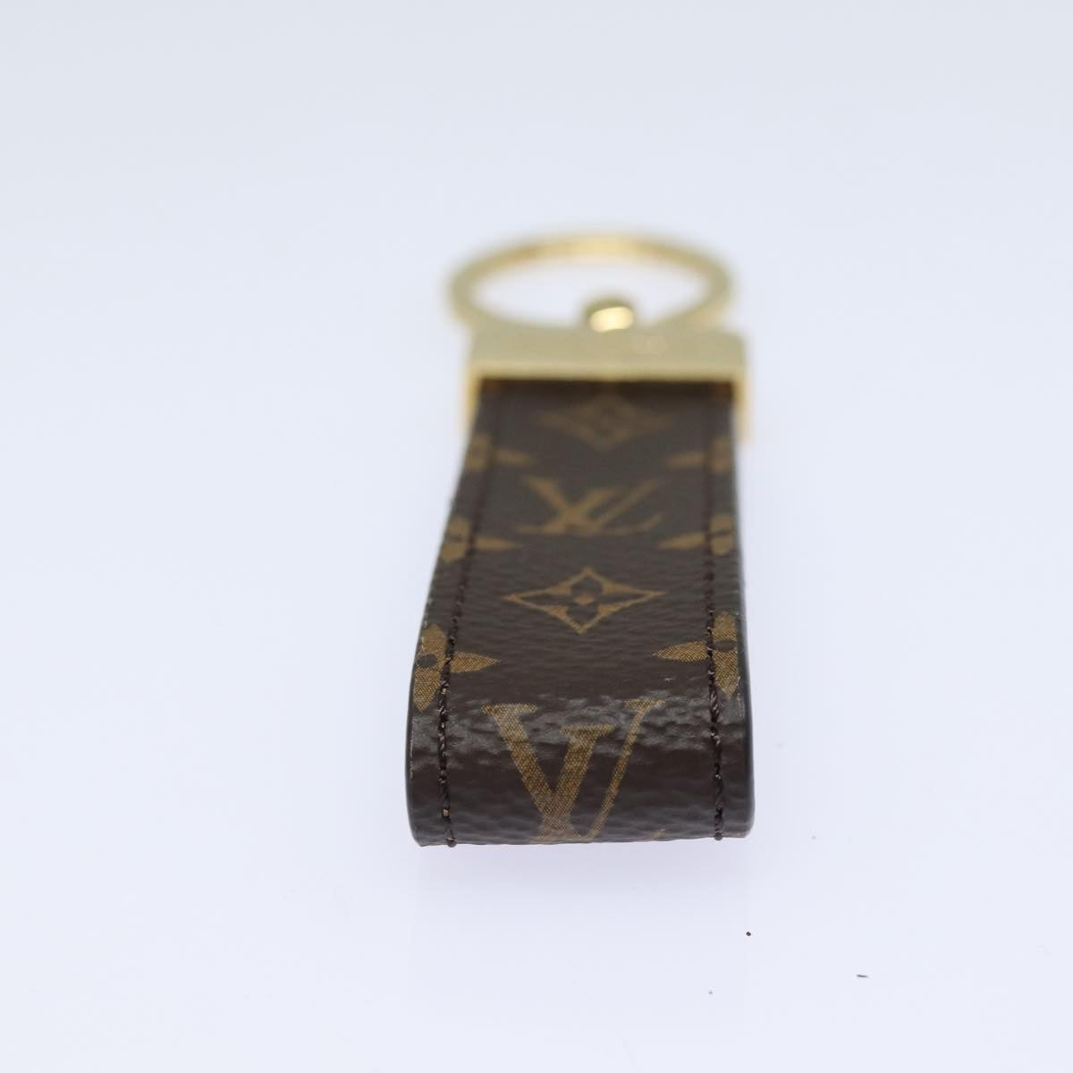 LOUIS VUITTON Monogram Porte Cles Dragonne Key Holder M65221 LV Auth yk14259