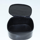 GUCCI Bamboo Vanity Hand Bag Patent Black Silver Auth yk14261-10