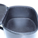 GUCCI Bamboo Vanity Hand Bag Patent Black Silver Auth yk14261-19