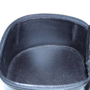 GUCCI Bamboo Vanity Hand Bag Patent Black Silver Auth yk14261-20