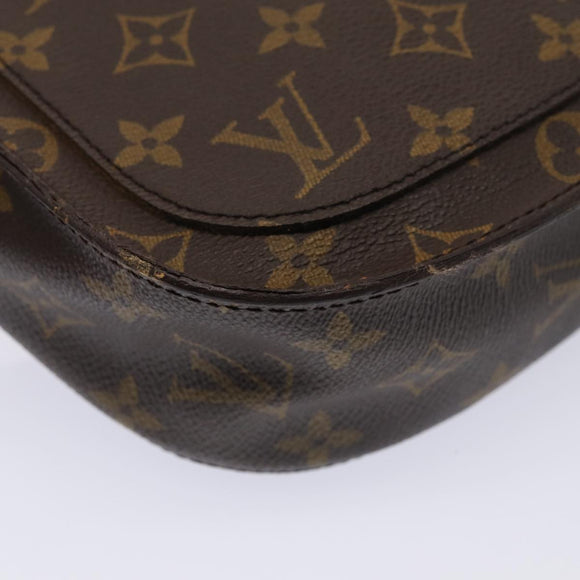 LOUIS VUITTON Monogram Saint Cloud GM Shoulder Bag M51242 LV Auth yk14263