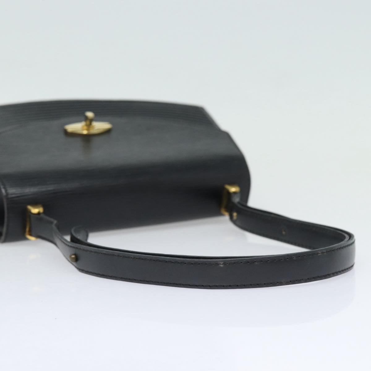 LOUIS VUITTON Epi Tilsitt Shoulder Bag Black M52482 LV Auth yk14265