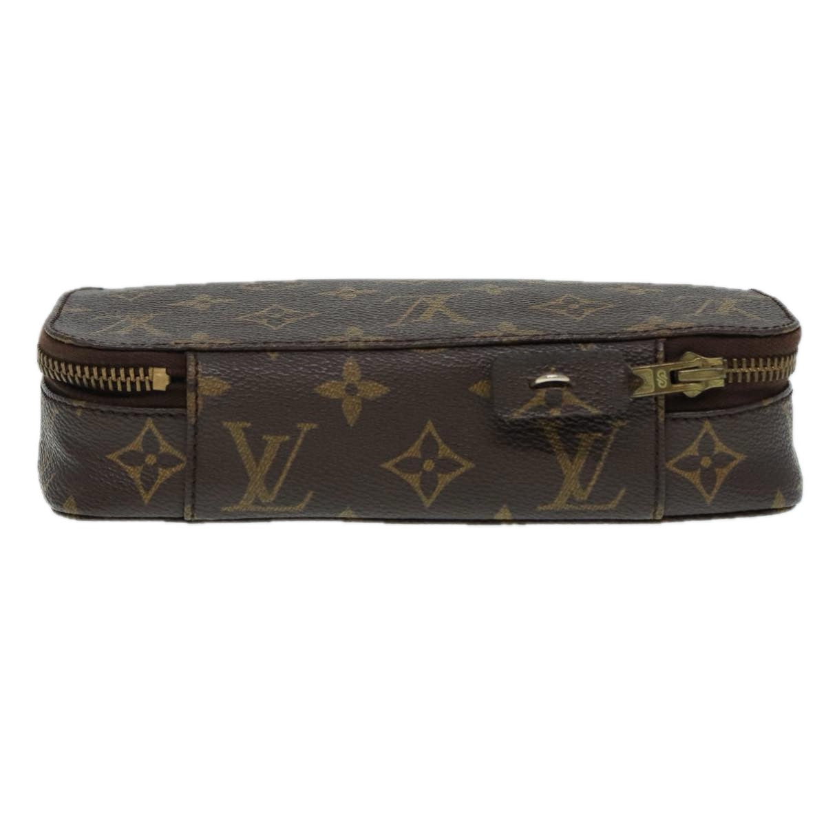 LOUIS VUITTON Monogram Poche Monte Carlo Jewelry Box Vintage M47352 Auth yk14289 - 0