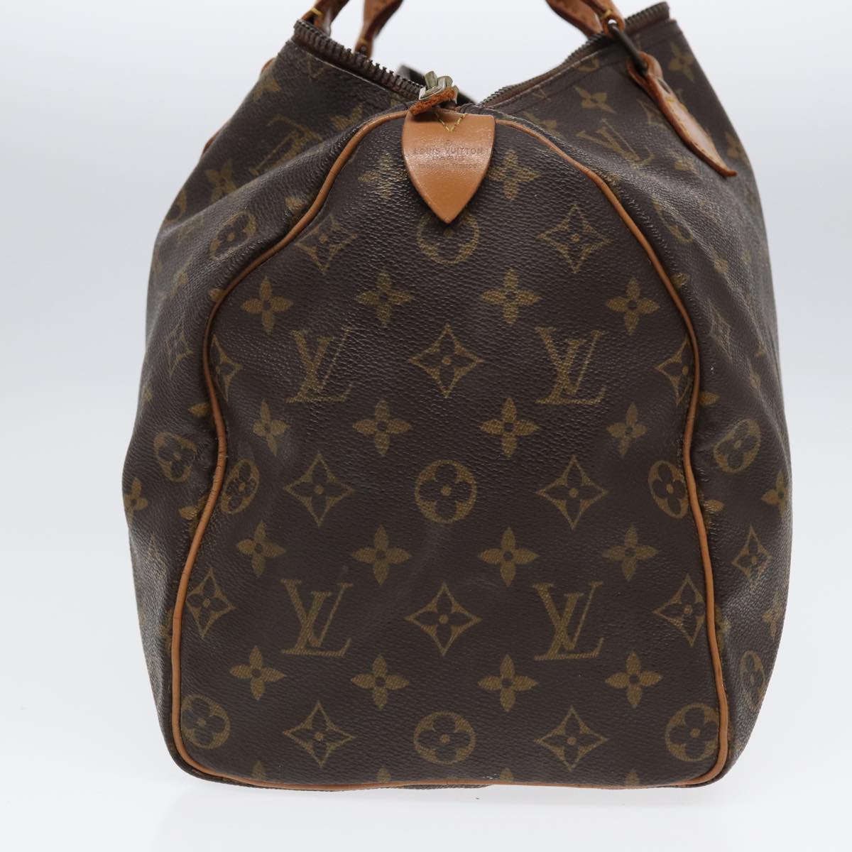 LOUIS VUITTON Monogram Speedy 35 Hand Bag M41524 LV Auth yk14294