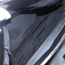 CHANEL COCO Mark Shoulder Bag Patent leather Black Silver CC Auth yk14331-19