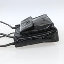 CHANEL COCO Mark Shoulder Bag Patent leather Black Silver CC Auth yk14331-4