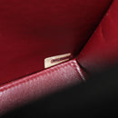 CHANEL Matelasse Turn Lock Chain Hand Bag Lamb Skin Black Gold CC Auth yk14333A-12