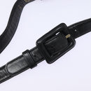 CHANEL Matelasse Turn Lock Waist bag Leather Black Gold CC Auth yk14337-19