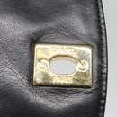 CHANEL Matelasse Turn Lock Waist bag Leather Black Gold CC Auth yk14337-9