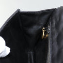 CHANEL Matelasse Turn Lock Waist bag Leather Black Gold CC Auth yk14337-23