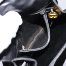 CHANEL Matelasse Turn Lock Waist bag Leather Black Gold CC Auth yk14337-26