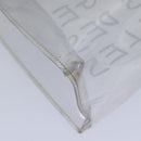 HERMES Vinyl Kelly Hand Bag Vinyl Clear Auth yk14339-15