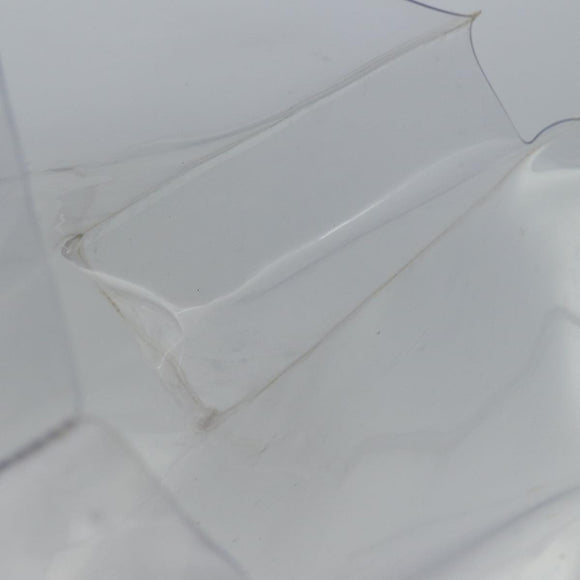 HERMES Vinyl Kelly Hand Bag Vinyl Clear Auth yk14339