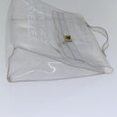 HERMES Vinyl Kelly Hand Bag Vinyl Clear Auth yk14339-3