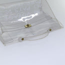 HERMES Vinyl Kelly Hand Bag Vinyl Clear Auth yk14339-6
