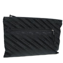 BALENCIAGA Explorer Clutch Bag Canvas Black 459745 Auth yk14342-1