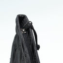 BALENCIAGA Explorer Clutch Bag Canvas Black 459745 Auth yk14342-9