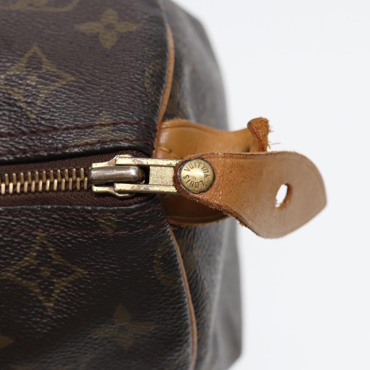 LOUIS VUITTON Monogram Speedy 30 Hand Bag M41526 LV Auth yk14351