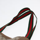 GUCCI GG Supreme Web Sherry Line Tote Bag PVC Beige Red 39 02 003 Auth yk14357-7